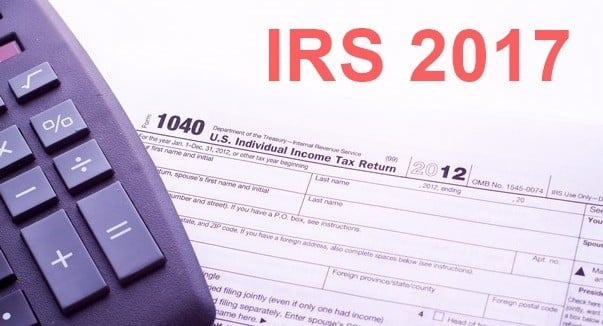 Como entregar IRS em 2017?